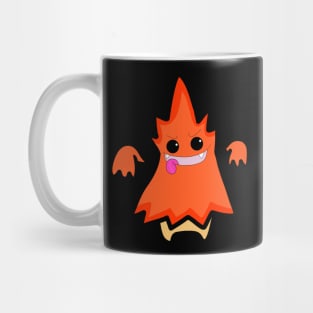 The flame fire red angry Mug